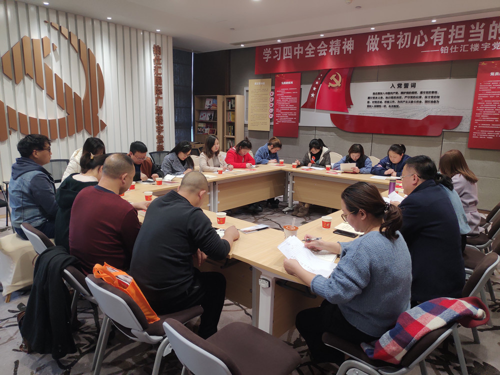 湖北東信醫(yī)藥有限公司黨支部 “不忘初心、牢記使命”主題教育專題民...